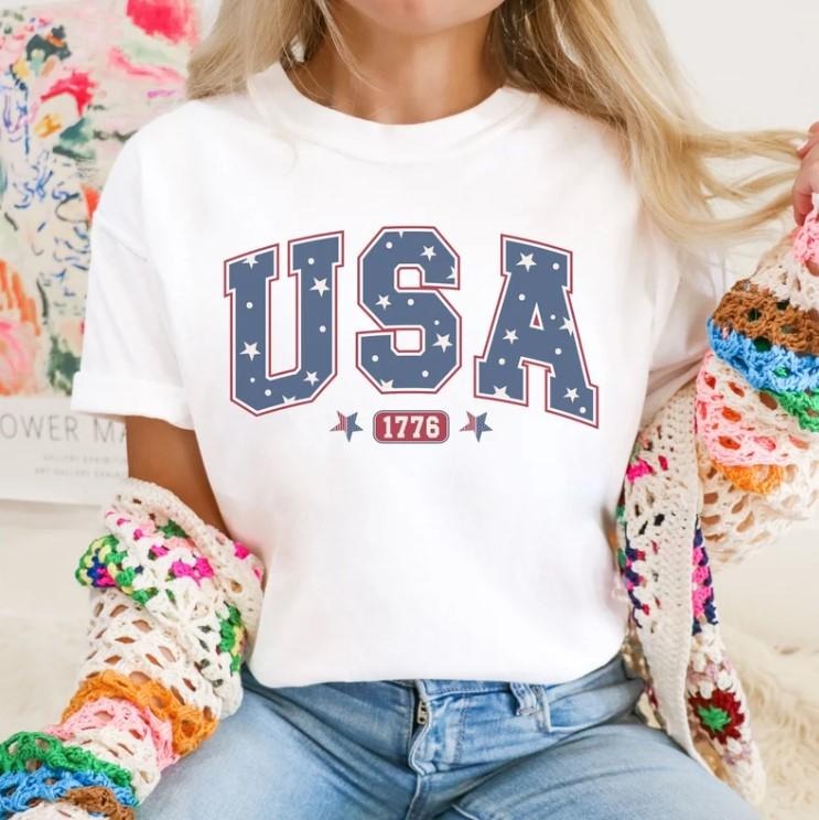 USA America Shirt, Fourth of July Shirt, 4th of July Tee, Patriotic Shirt Hoodie, Sweatshirt | UrbanDripWear.com