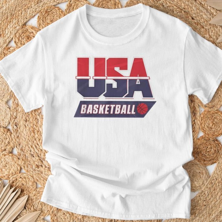USA Basketball Tribute T - Shirt for Die - Hard Fans Hoodie, Sweatshirt | UrbanDripWear.com