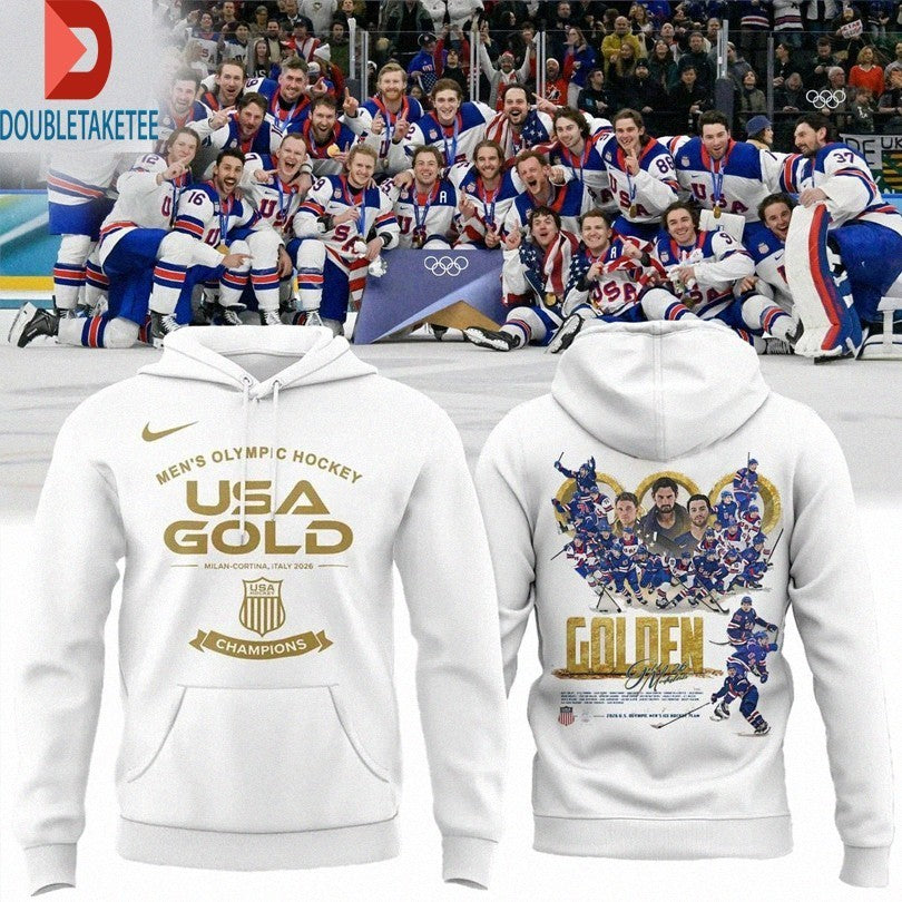 USA Hockey 2026 Olympic Golden Men’s Team USA Champions Shirts