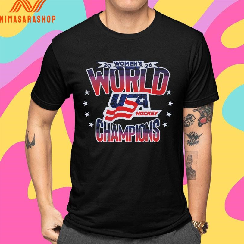 USA Hockey Women’s World Champions 2026 Shirts