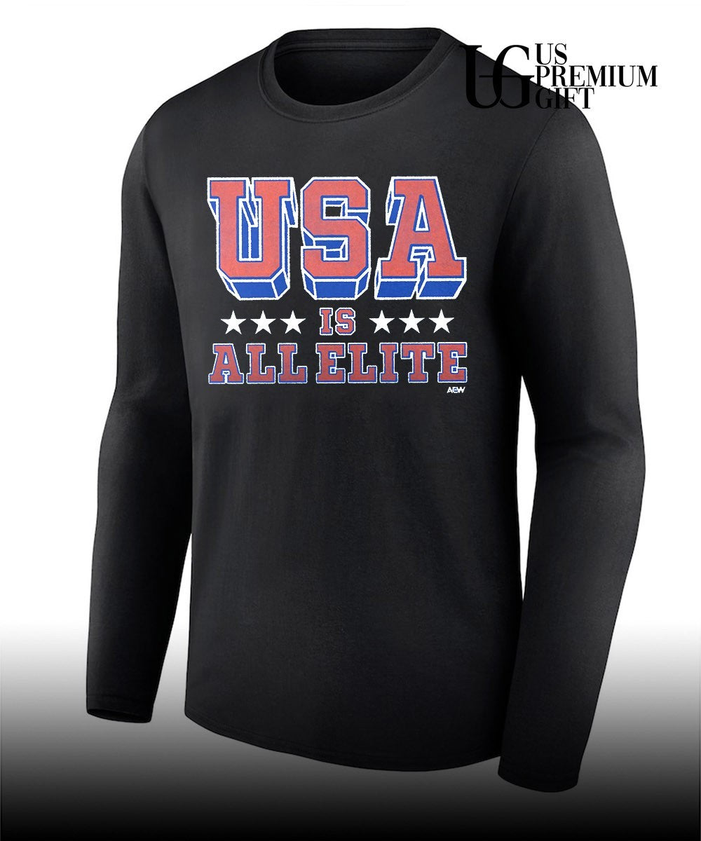 USA Is All Elite Wrestling Fourth of July shirt