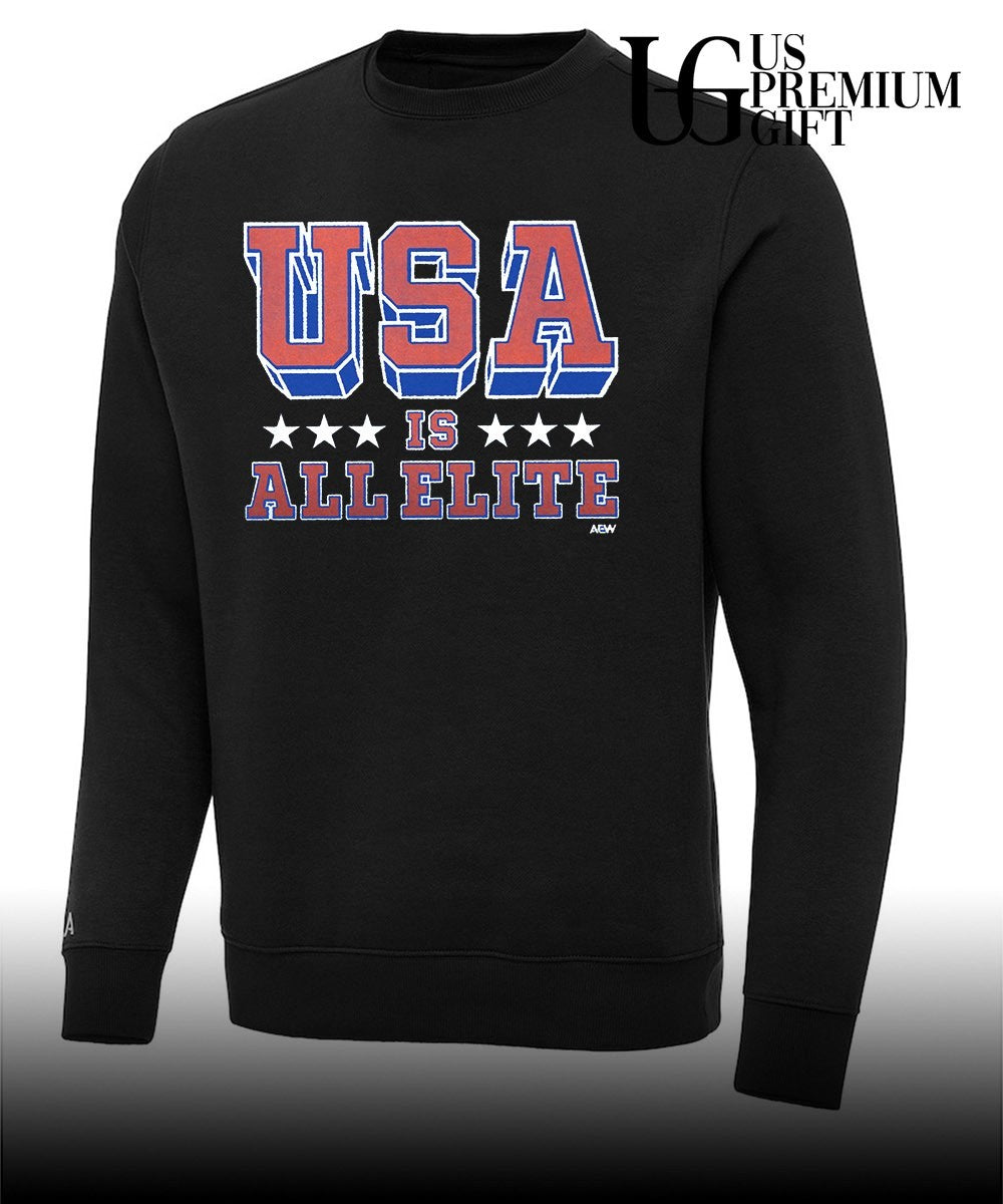 USA Is All Elite Wrestling Fourth of July shirt