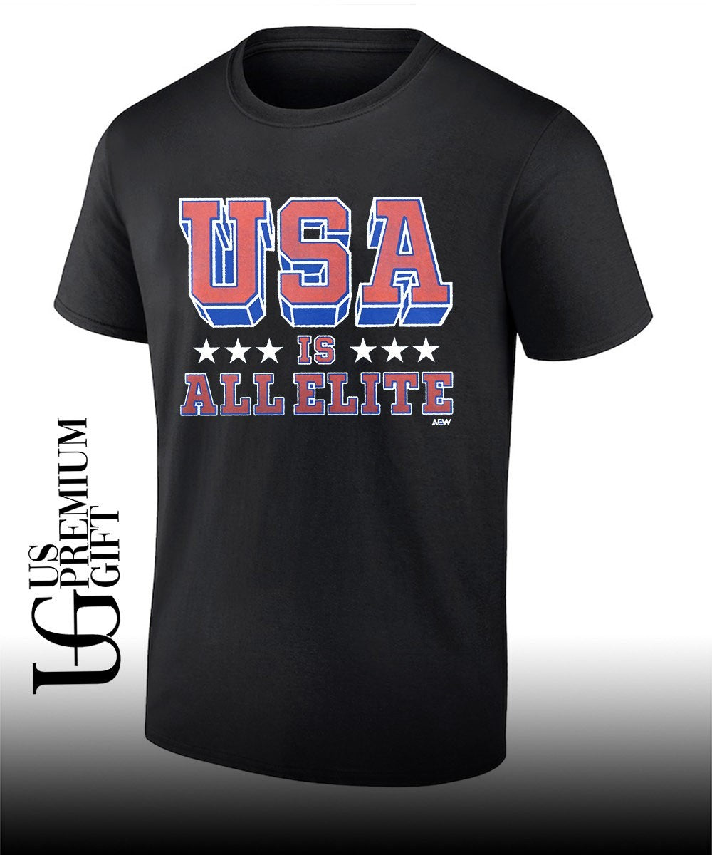 USA Is All Elite Wrestling Fourth of July shirt