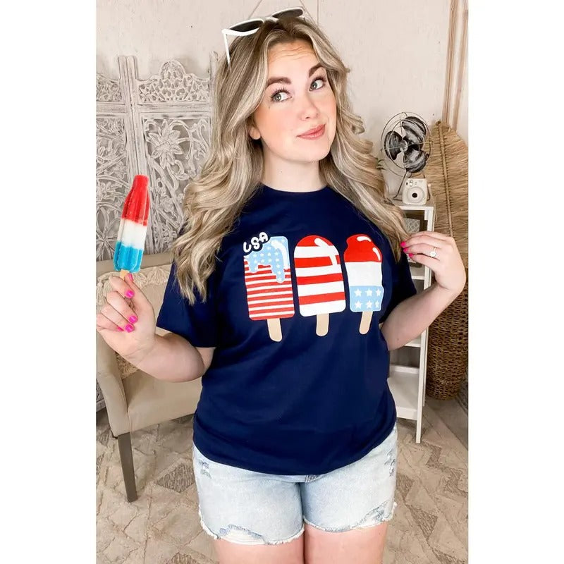 USA Popsicle Americana T-Shirt Hoodie, Sweatshirt | UrbanDripWear.com