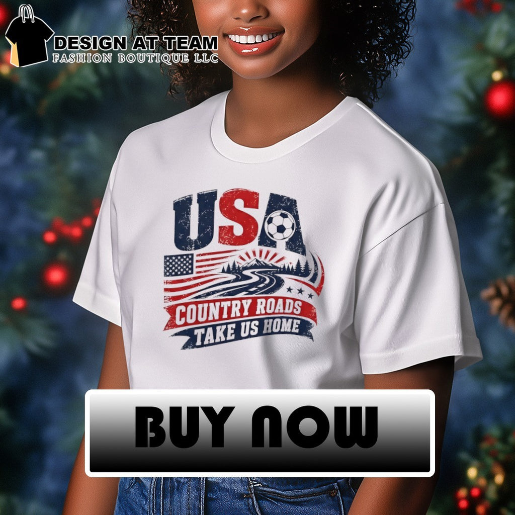 USA Soccer Country Roads Take US Home World Cup 2026 shirt