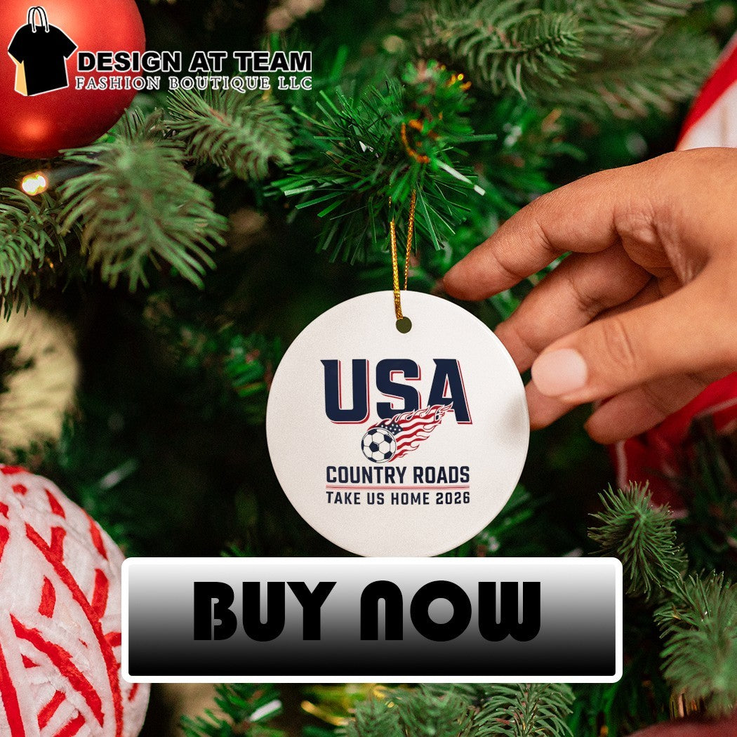 USA Soccer Country Roads Take Us Home 2026 America flag shirt
