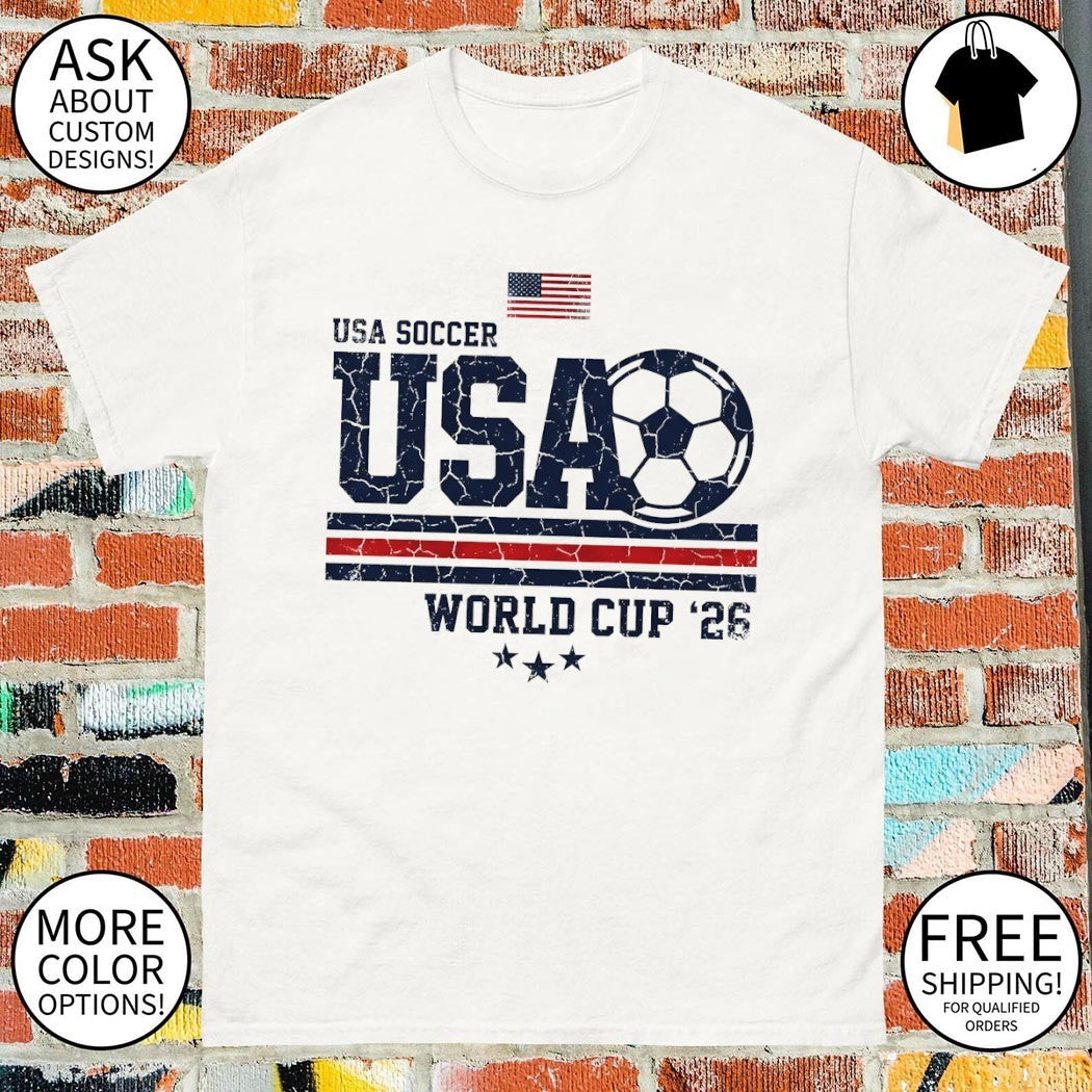 USA Soccer United States World Cup 2026 American flag shirt