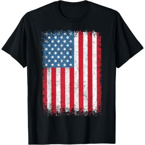 USA T-shirt Men Patriotic American Flag July 4th T-Shirt Made in USA Hoodie, Sweatshirt | UrbanDripWear.com