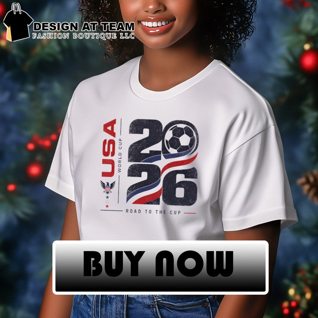 USA World Cup 2026 Road to the Cup Soccer Patriotic Eagle shirt