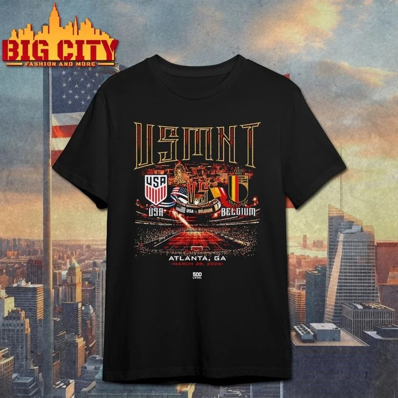 USMNT Vs. Belgium 2026 Match Up T-shirt