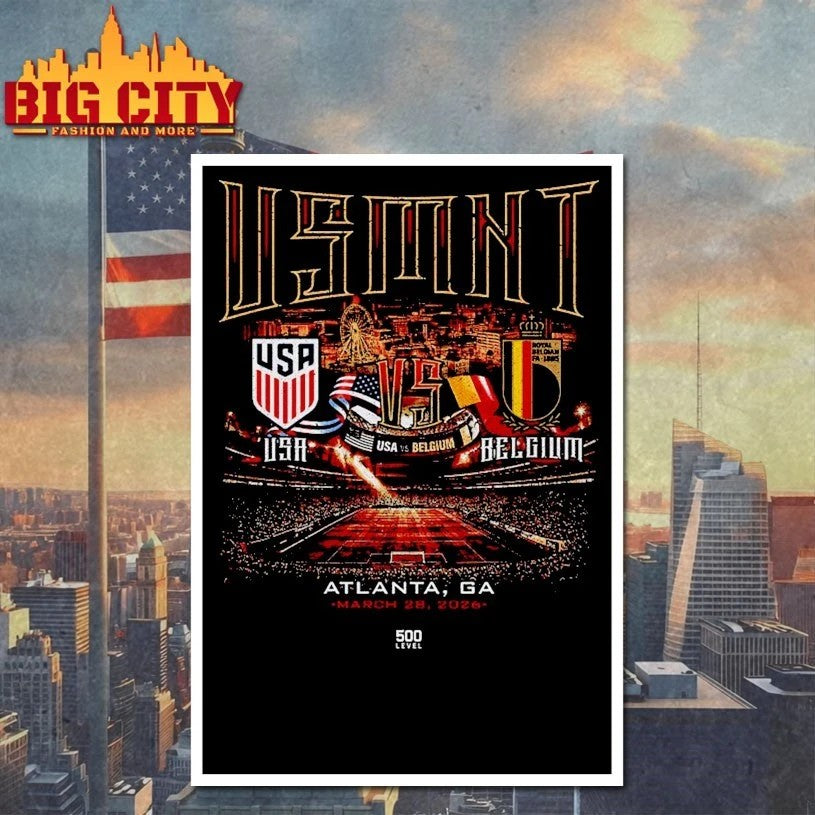 USMNT Vs. Belgium 2026 Match Up T-shirt