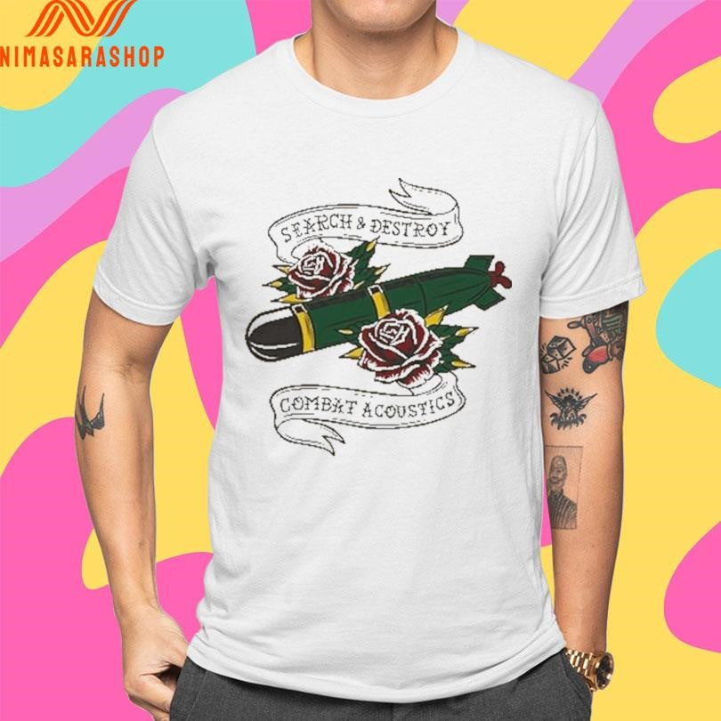 USS Bulkeley Search And Destroy Combat Acoustics Shirts