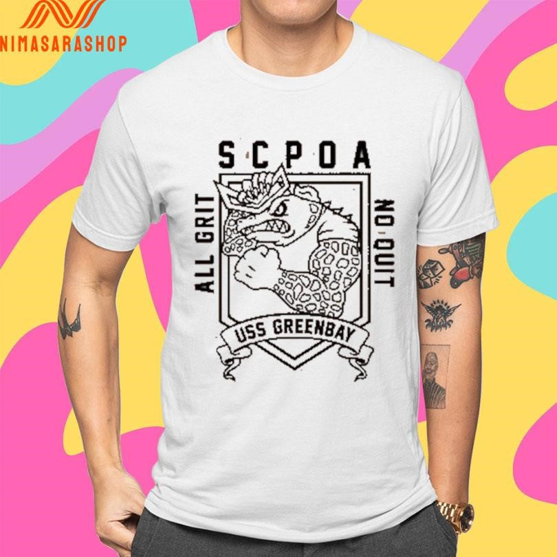 USS Green Bay Scpoa All Grit No Quit Shirts