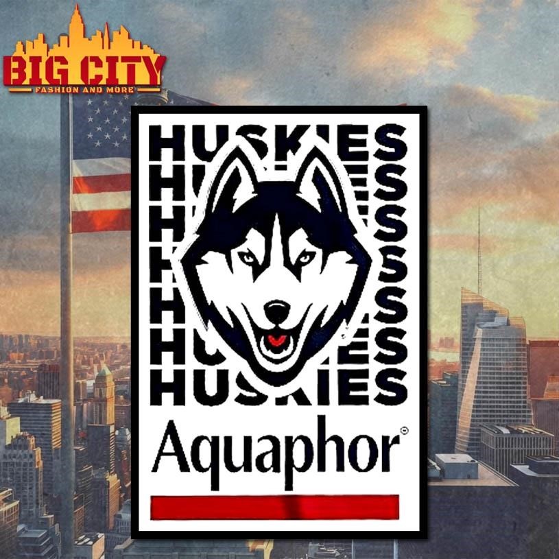 Uconn Huskies Aquaphor Logo Woman Shirt