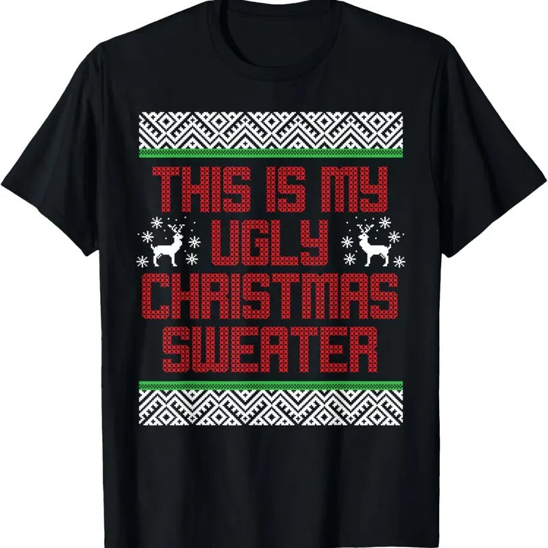 Ugly Christmas Sweaters Funny Xmas T-Shirt Hoodie, Sweatshirt | UrbanDripWear.com