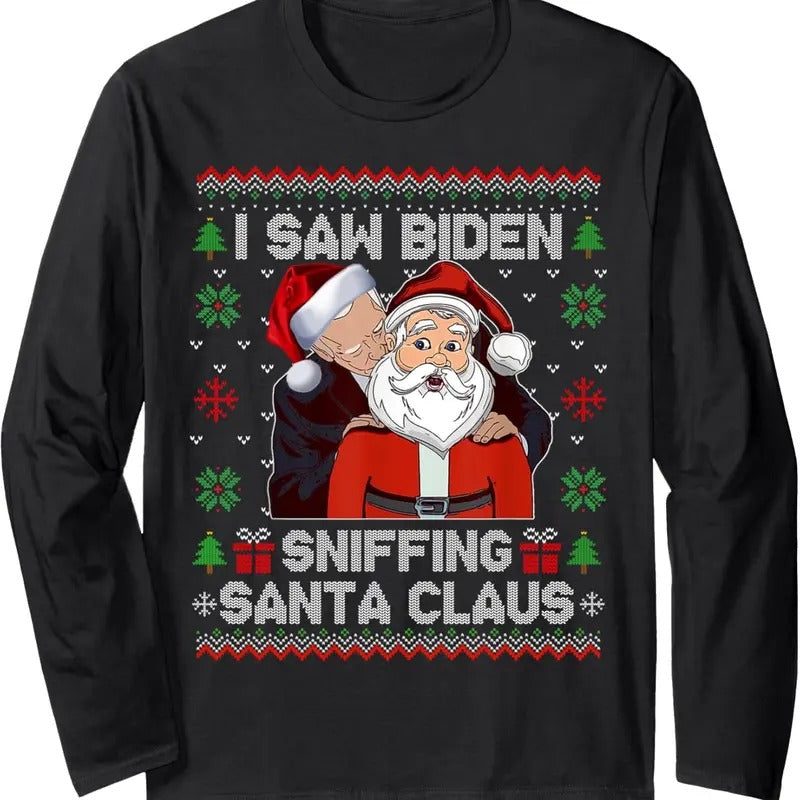 Ugly Xmas Long Sleeve T-Shirt Hoodie, Sweatshirt | UrbanDripWear.com