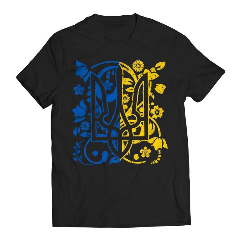 Ukraine Ukrainian Kiev Trysub Flag V. Zelenskyy Ukrainians Support T-Shirt Hoodie, Sweatshirt | UrbanDripWear.com