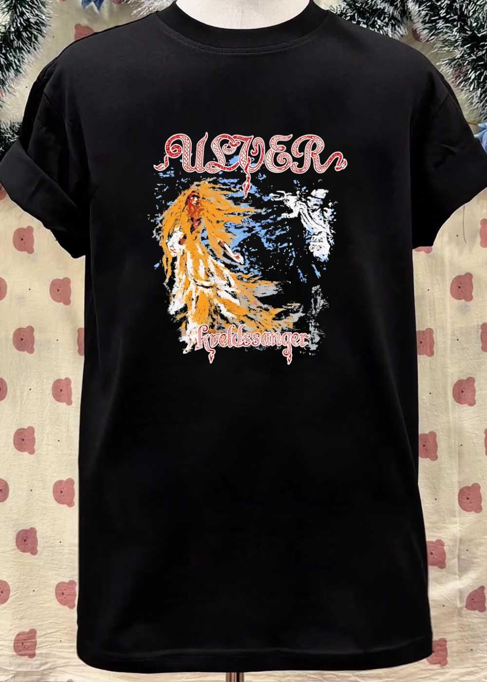 Ulver Kvelds Sanger music band shirt
