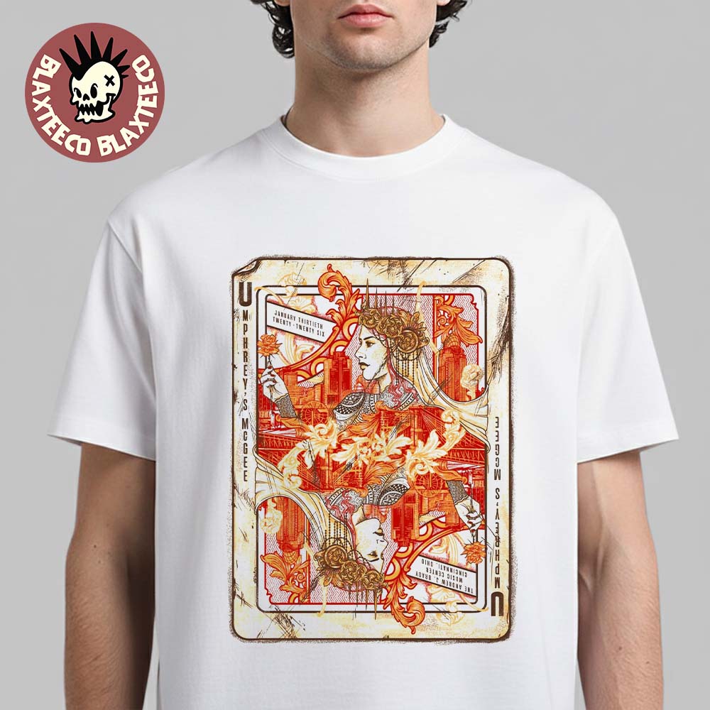 Umphrey’s McGee Cincinnati Ohio 2026 Event Poster At Music Center On January 30 2026 T-Shirt