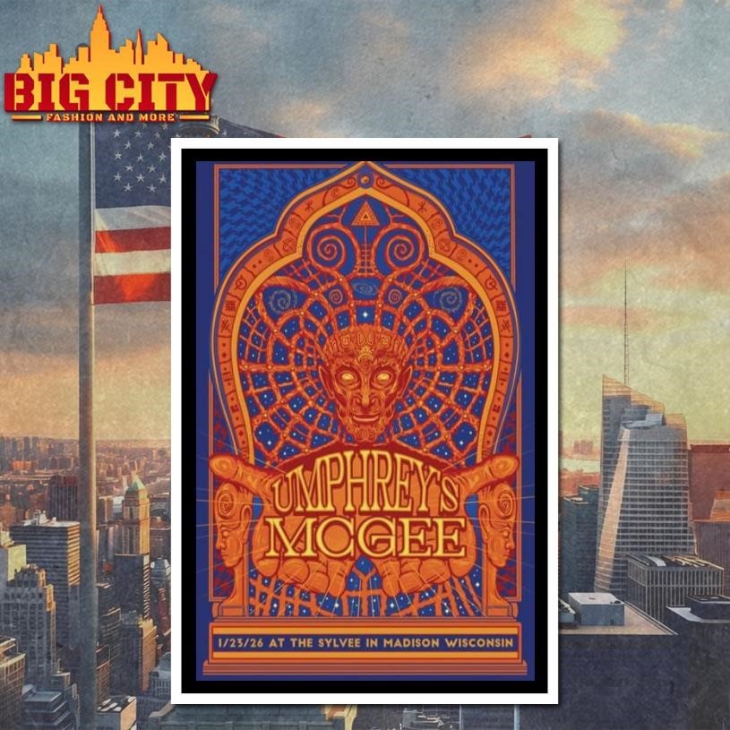 Umphrey’s McGee Madison, WI January 23 2026 Concert Poster Shirt