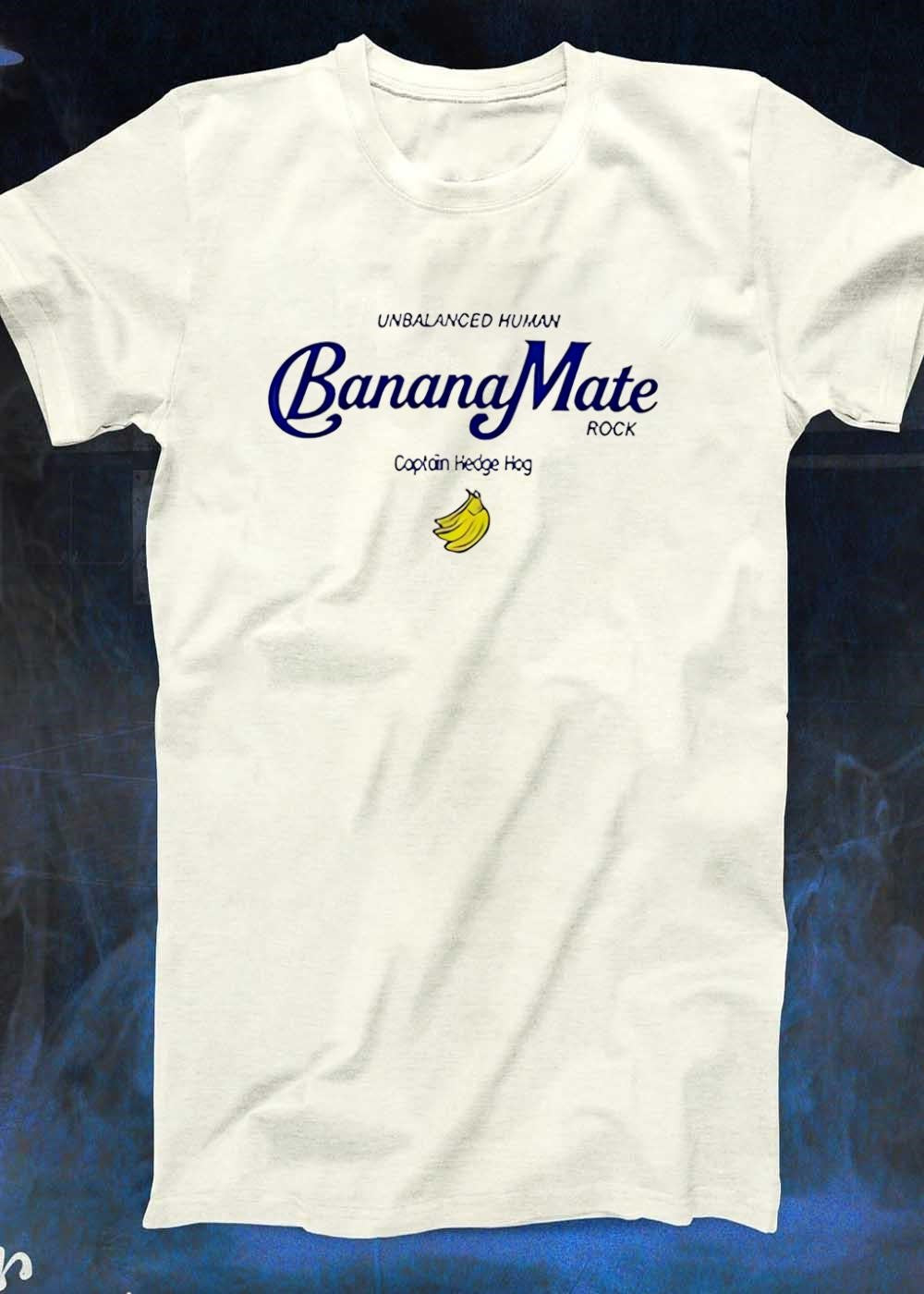 Unbalanced Human Captain Hedge Hog BananaMate Rock T-Shirt