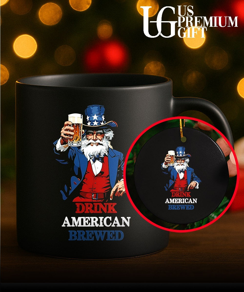 Uncle Sam Beer Drink American Brewed shirt