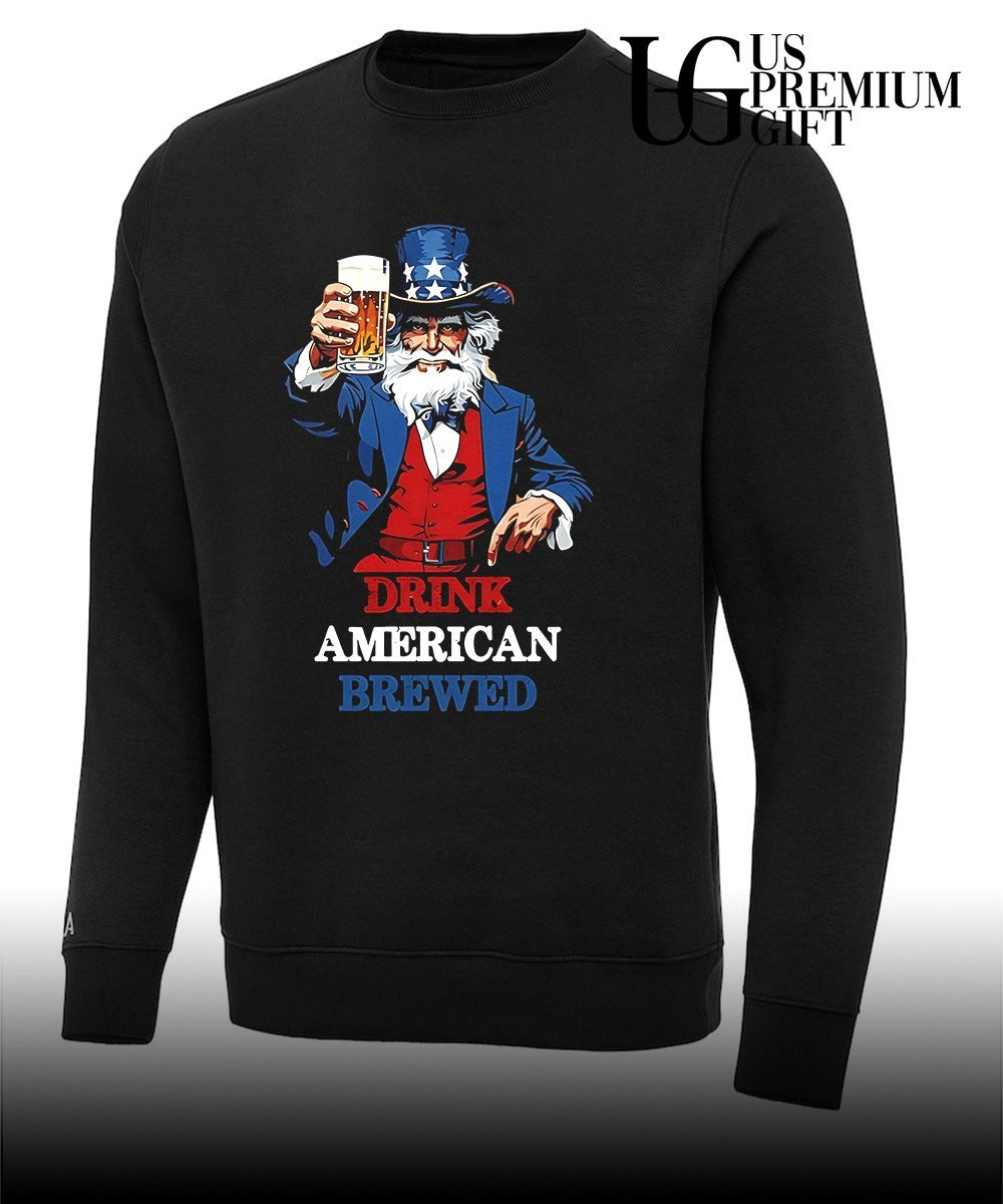 Uncle Sam Beer Drink American Brewed shirt