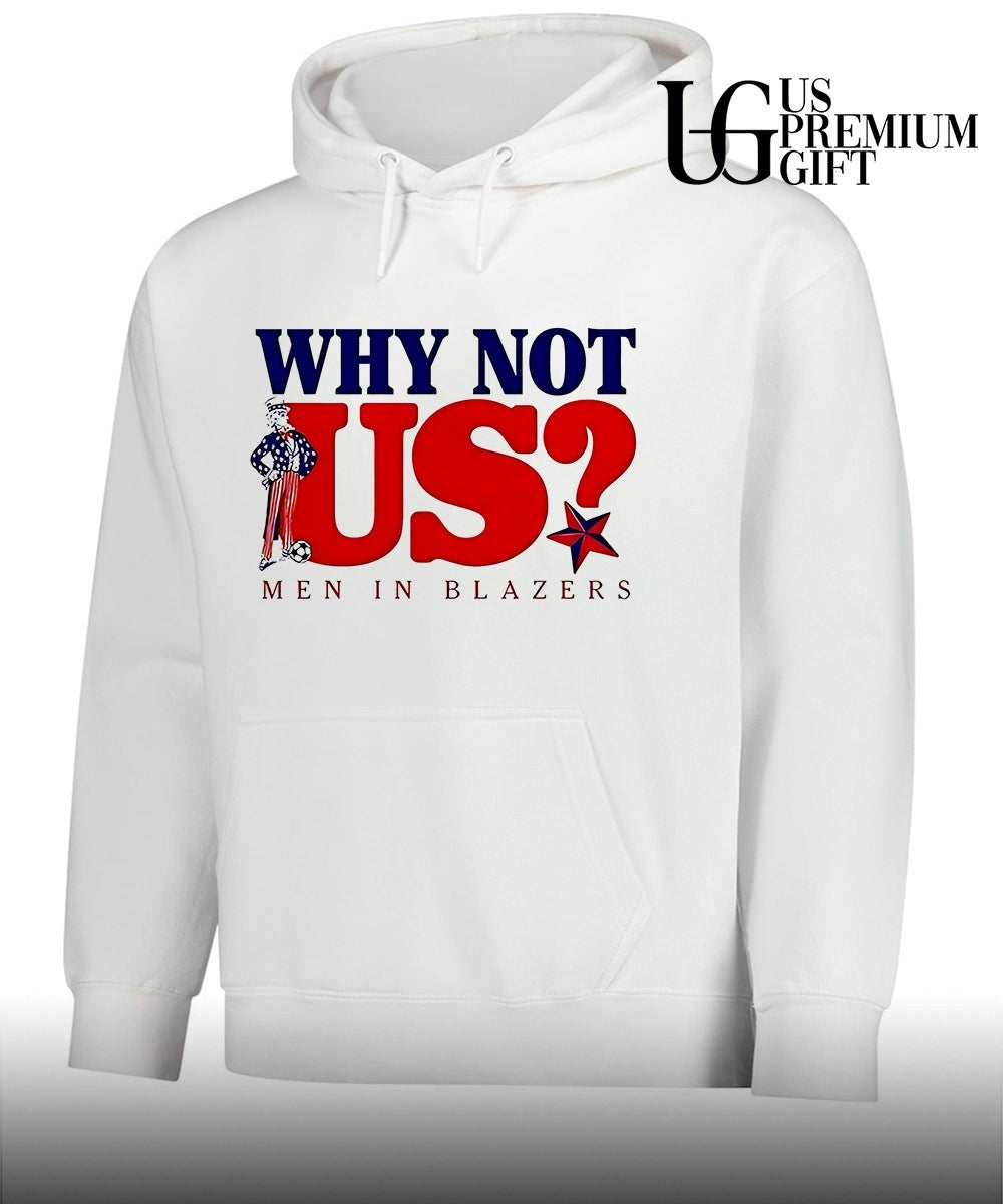 Uncle Sam Why Not Us Men in Blazers shirt