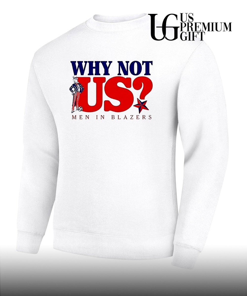 Uncle Sam Why Not Us Men in Blazers shirt