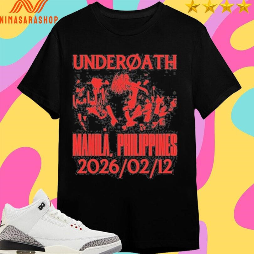Underoath Manila Philippines 2026 02 12 Shirts