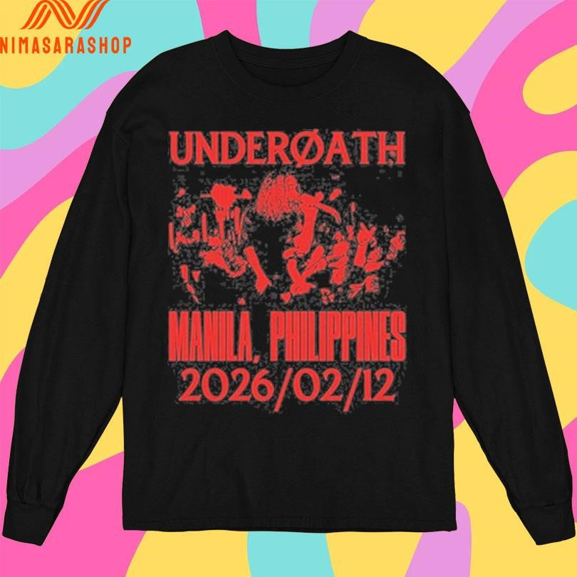 Underoath Manila Philippines 2026 02 12 Shirts