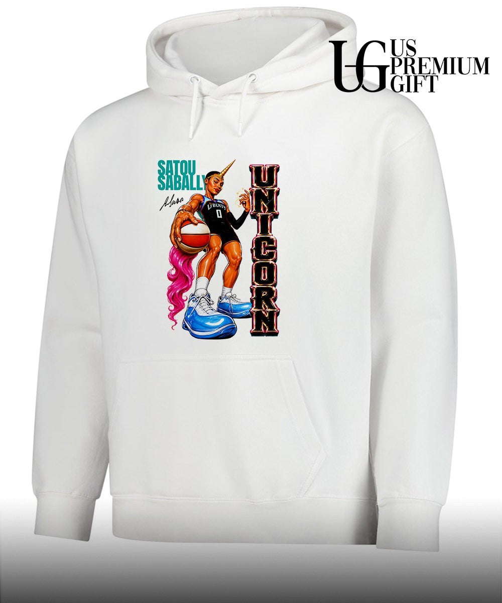 Unicorn Satou Sabally New York Liberty WNBA 2026 Commissioner’s Cup Champions caricature shirt
