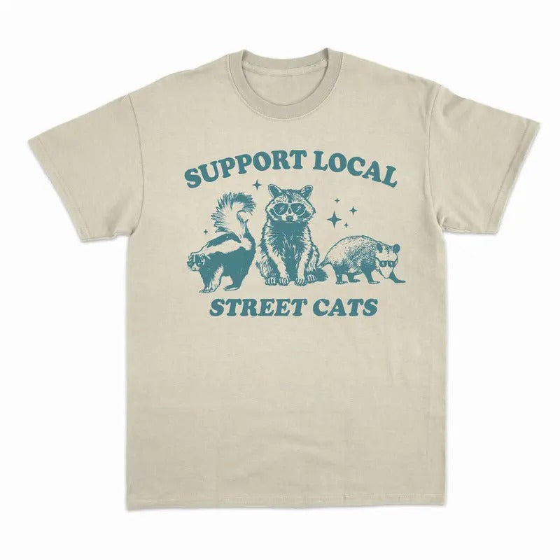 Unisex  Support Your Local Street Cats shirt Hoodie, Sweatshirt | UrbanDripWear.com
