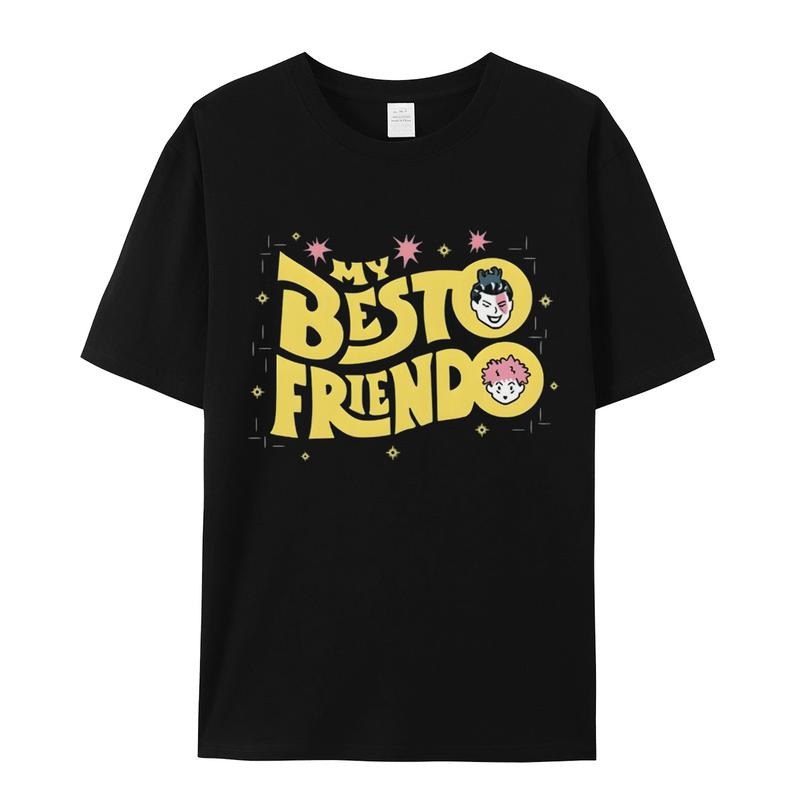 Unisex Anime Sweatshirt, T-shirt, Hoodie, My Besto Friendo Sweatshirt Womenswear Print Summer Streetwear graphic tees...