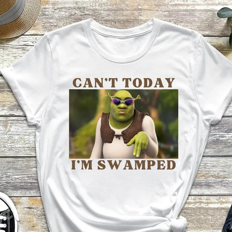 Unisex Can't Today, I'm Swamped Shirt, Meme Shirt Hoodie, Sweatshirt | UrbanDripWear.com