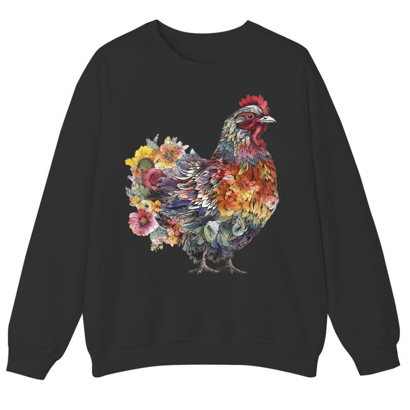 Unisex Chicken Sweatshirt , Love Chickens  T-Shirt  , Sweatshirt  and Hoodie | UrbanDripWear.com