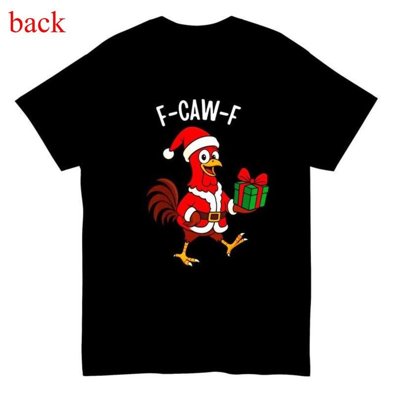 Unisex Christmas F-Caw-F Shirt - Funny Rooster Meme & Sassy Raven, Lightweight Wear Hoodie, Sweatshirt | UrbanDripWear.com