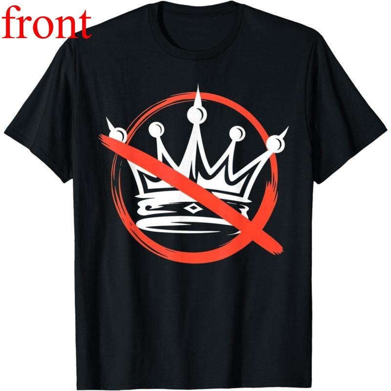 Unisex Cotton Graphic Tee No Kings Enjoy Freedom Without T-Shirt Hoodie, Sweatshirt | UrbanDripWear.com