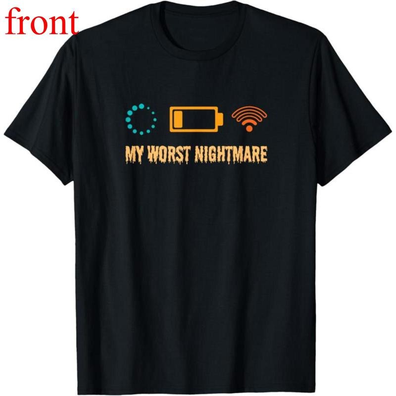Unisex Cotton T-Shirt My Worst Nightmare Funny gifts for Gamers T-Shirt Hoodie, Sweatshirt | UrbanDripWear.com