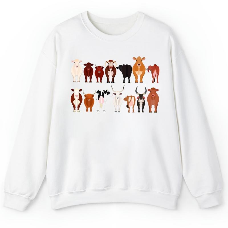 Unisex Cow Lover Animal  T-Shirt  , Sweatshirt  and Hoodie | UrbanDripWear.com