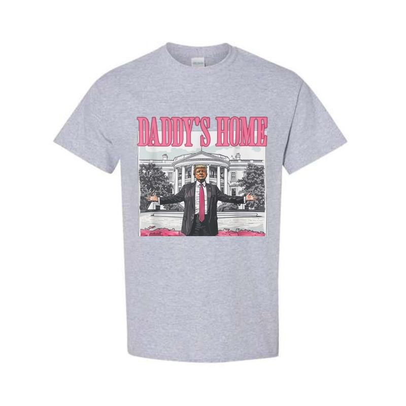 Unisex Funny Trump Daddys Home, Trump 2024, Trendy Shirt Hoodie, Sweatshirt | UrbanDripWear.com