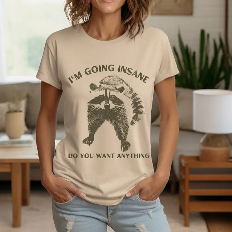 Unisex I'm Going Insane Raccoon shirt Hoodie, Sweatshirt | UrbanDripWear.com