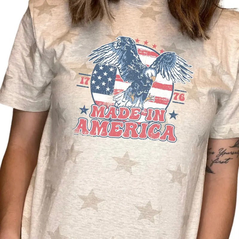 Unisex Made in America 1776 July 4th T-Shirt Hoodie, Sweatshirt | UrbanDripWear.com