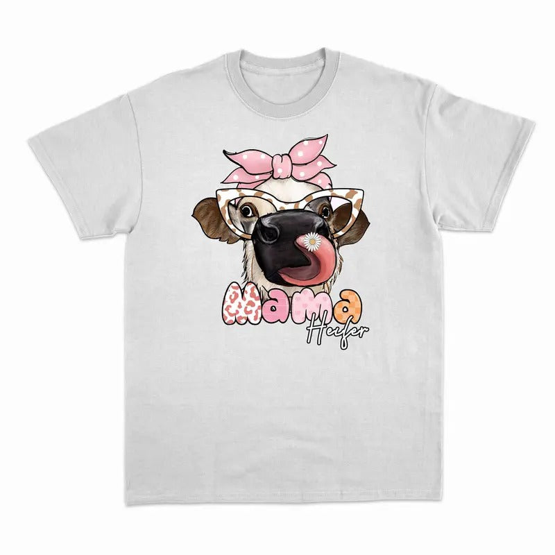 Unisex Mama Heifer Shirt, Highland Cow   T-Shirt  , Sweatshirt  and Hoodie | UrbanDripWear.com