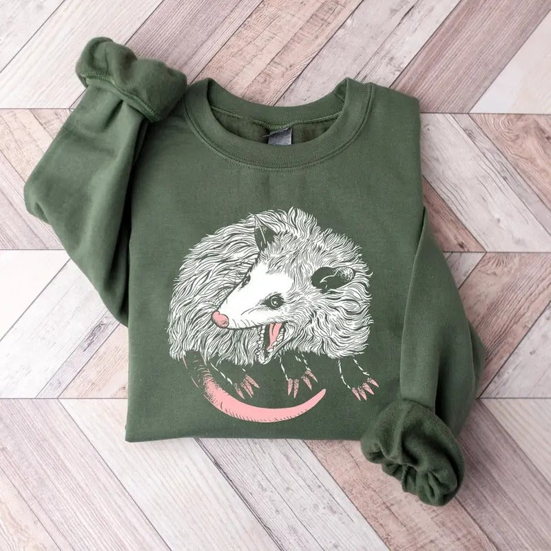 Unisex Opossum Sweatshirt, Opossum Lover Shirt Hoodie | UrbanDripWear.com