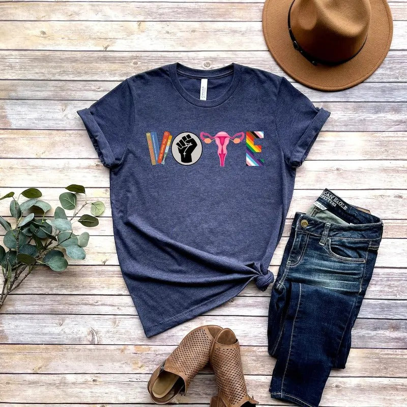 Unisex Vote Shirt, Reproductive Rights shirt, LGBTQ Shirt Hoodie, Sweatshirt | UrbanDripWear.com