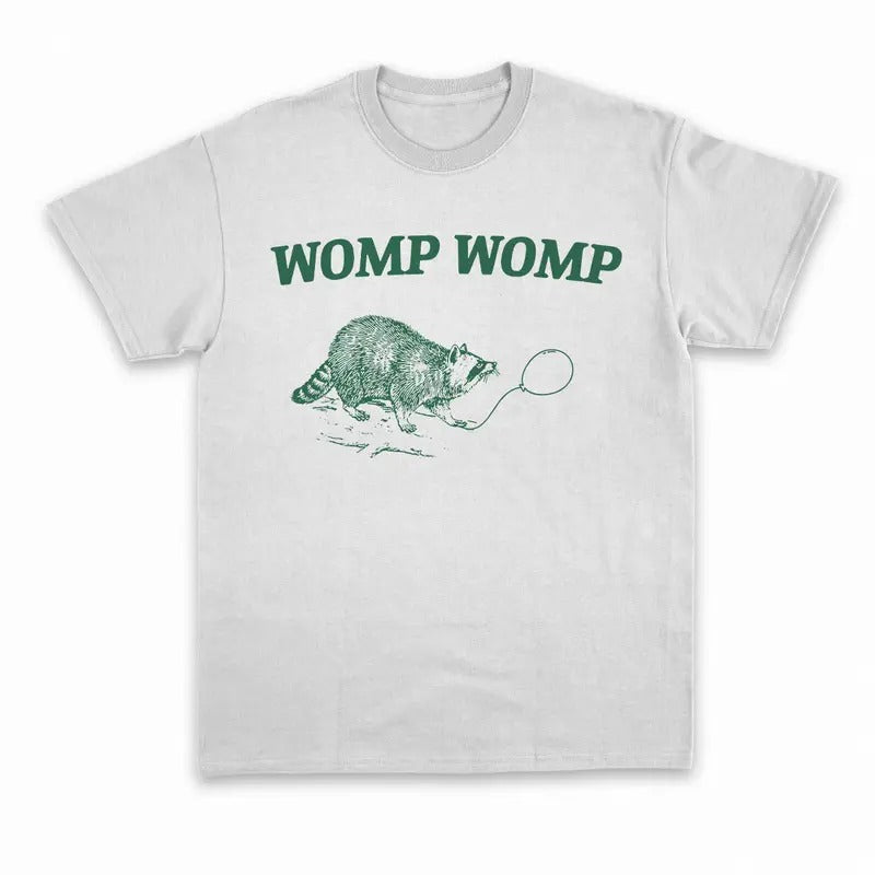 Unisex Womp Womp Funny Retro Shirt, Raccoon Meme shirt Hoodie, Sweatshirt | UrbanDripWear.com