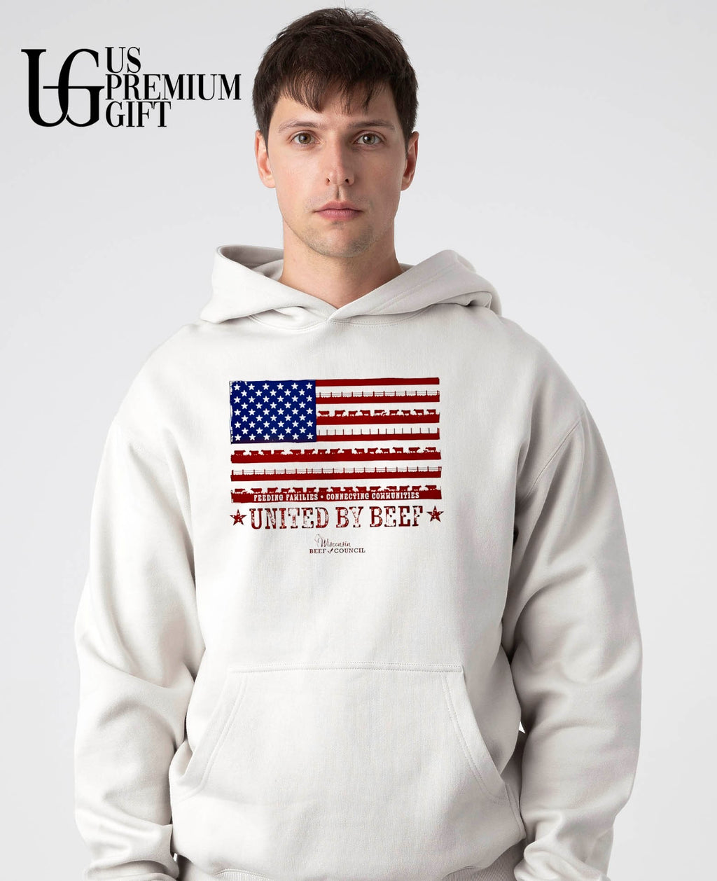 United By Beef USA flag shirt