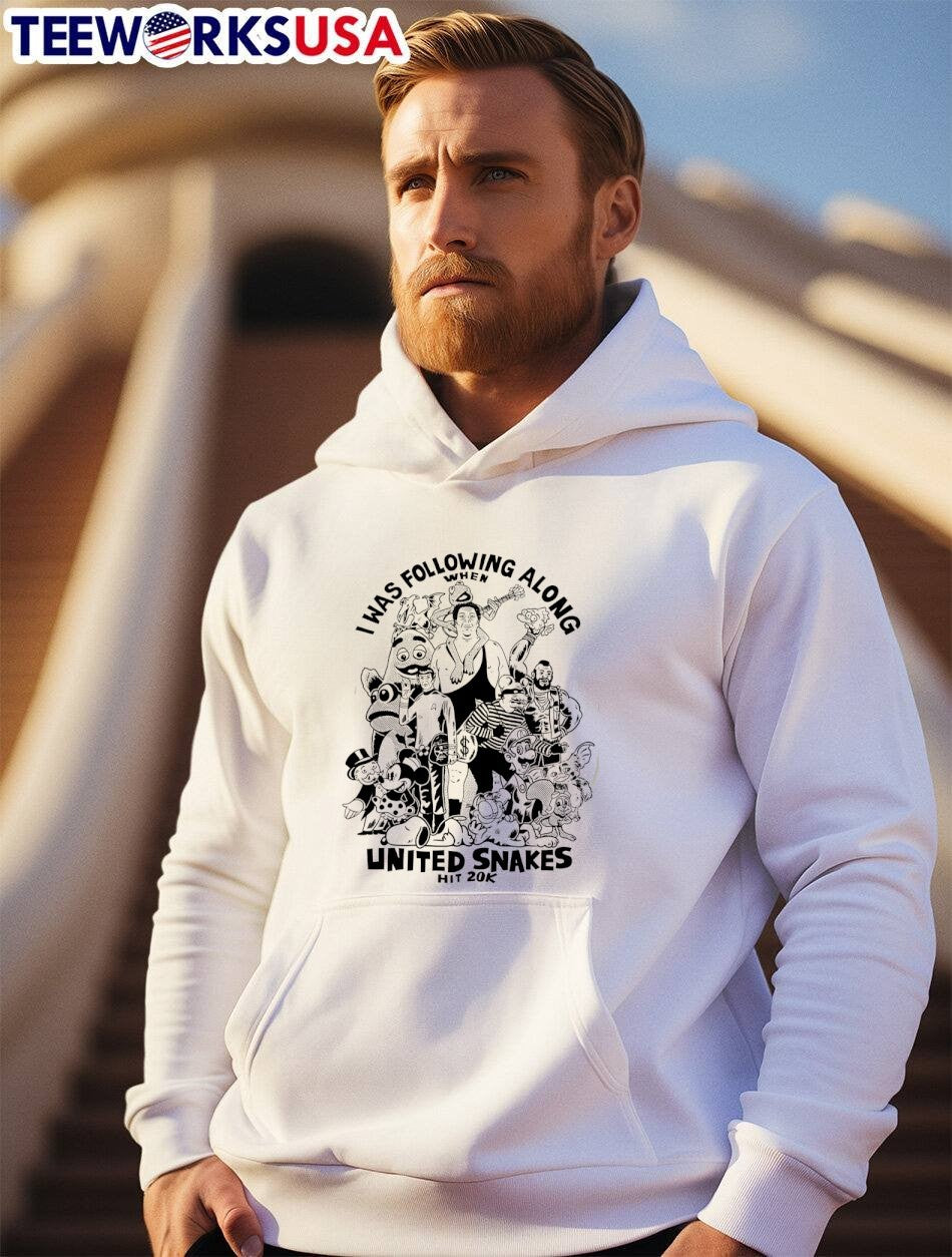 United Snakes I Was Following Along When Hit 20K T-Shirt