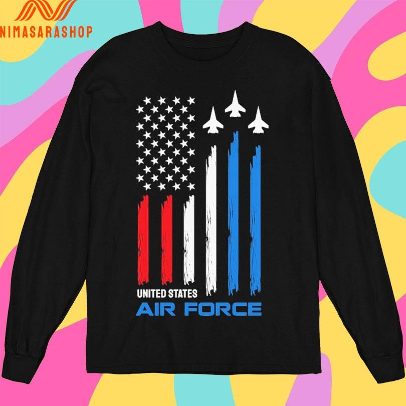 United States Air Force USA Flag Shirts
